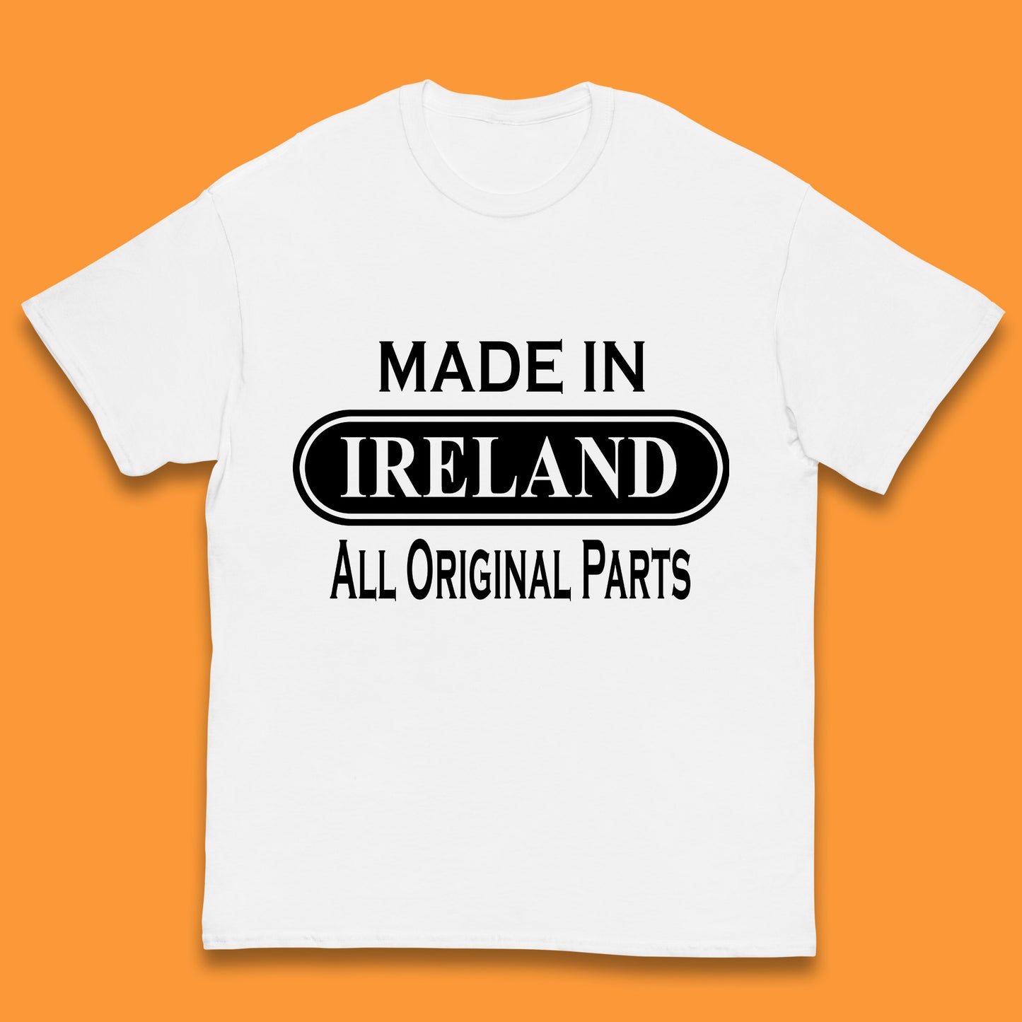 Made In Ireland All Original Parts Vintage Retro Birthday Country In Europe Gift Kids T Shirt