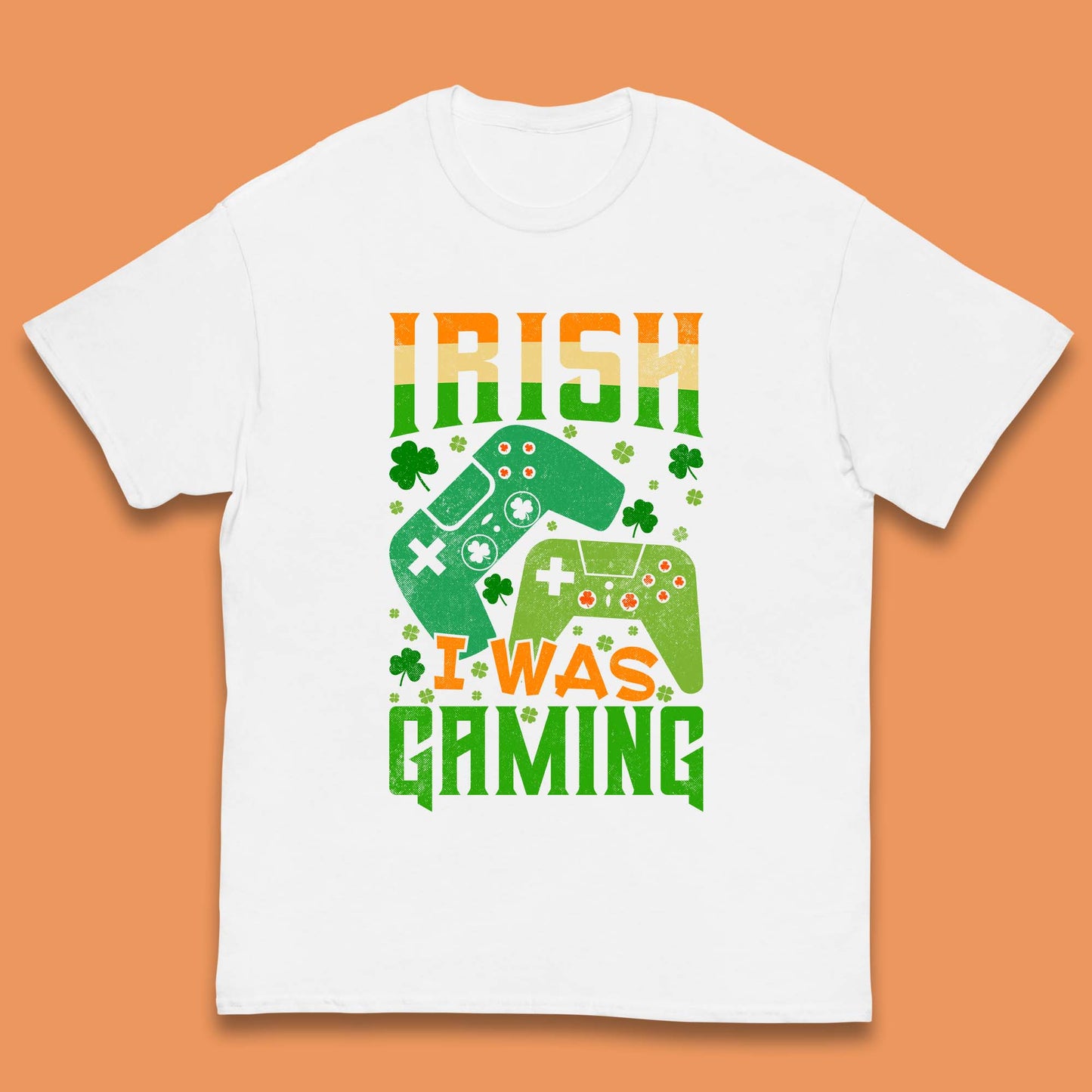 Irish I Was Gaming Kids T-Shirt