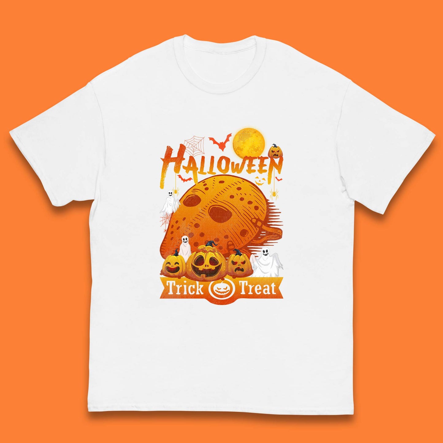 Happy Halloween Jason Voorhees Face Mask Halloween Friday The 13th Horror Movie Halloween Pumpkins Kids T Shirt