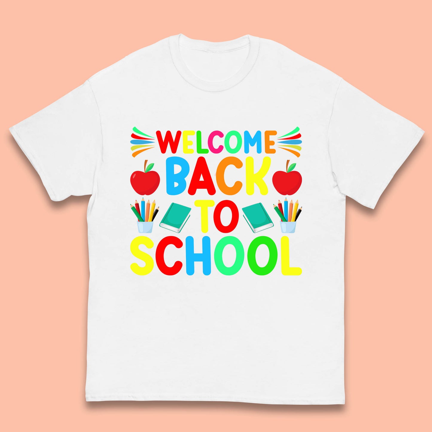Welcome Back To School Happy First Day Of School Western School Kids T Shirt