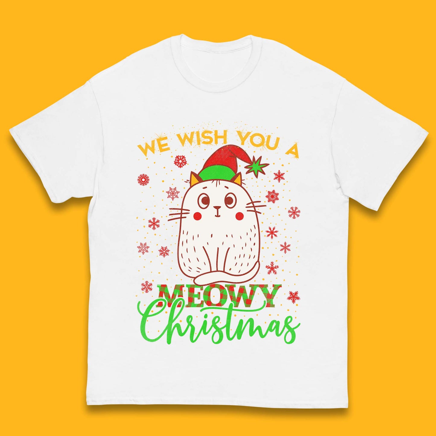 Meowy Christmas Kids T-Shirt