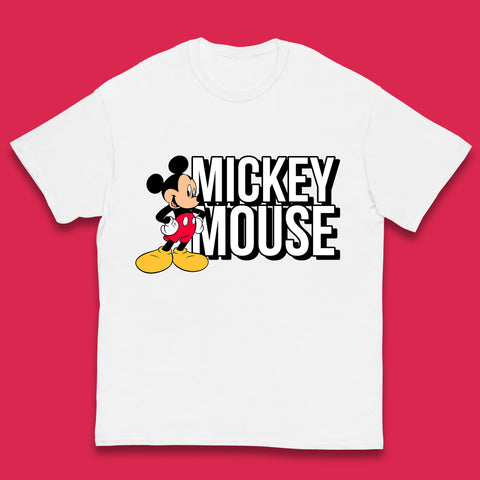 Disney Mickey Mouse Cartoon Character Disneyland Walt Disney Vacation Trip Disney World Kids T Shirt