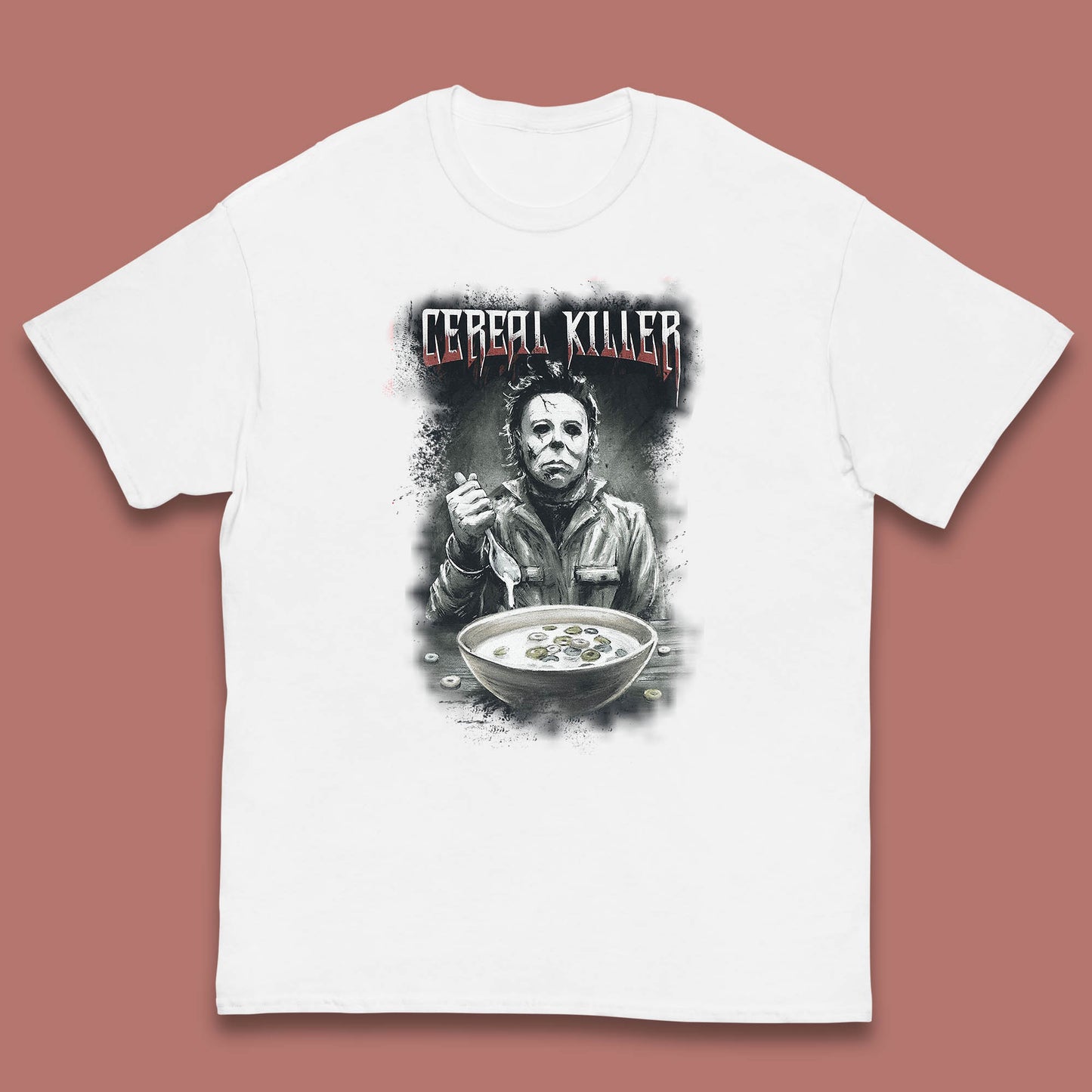 Michael Myers Cereal Killer Halloween Serial Killer Horror Movie Character Kids T Shirt