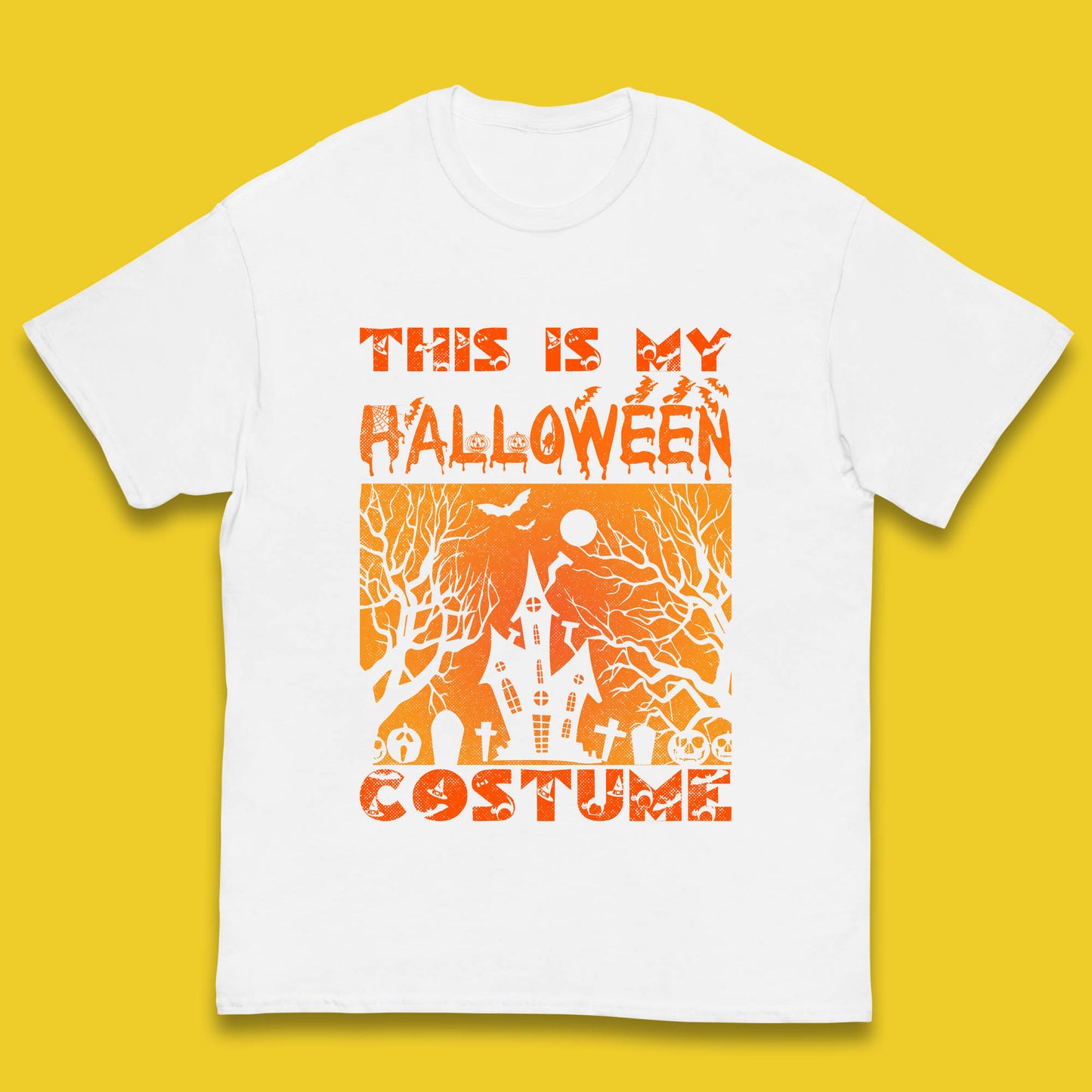 This Is My Halloween Costume Horror Scary Haunted House Spooky Season Kids T Shirt