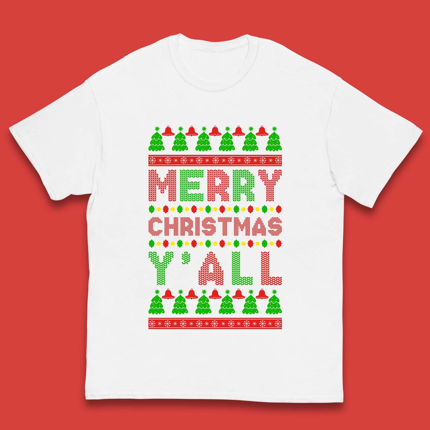 Merry Christmas Y'All Kids T-Shirt