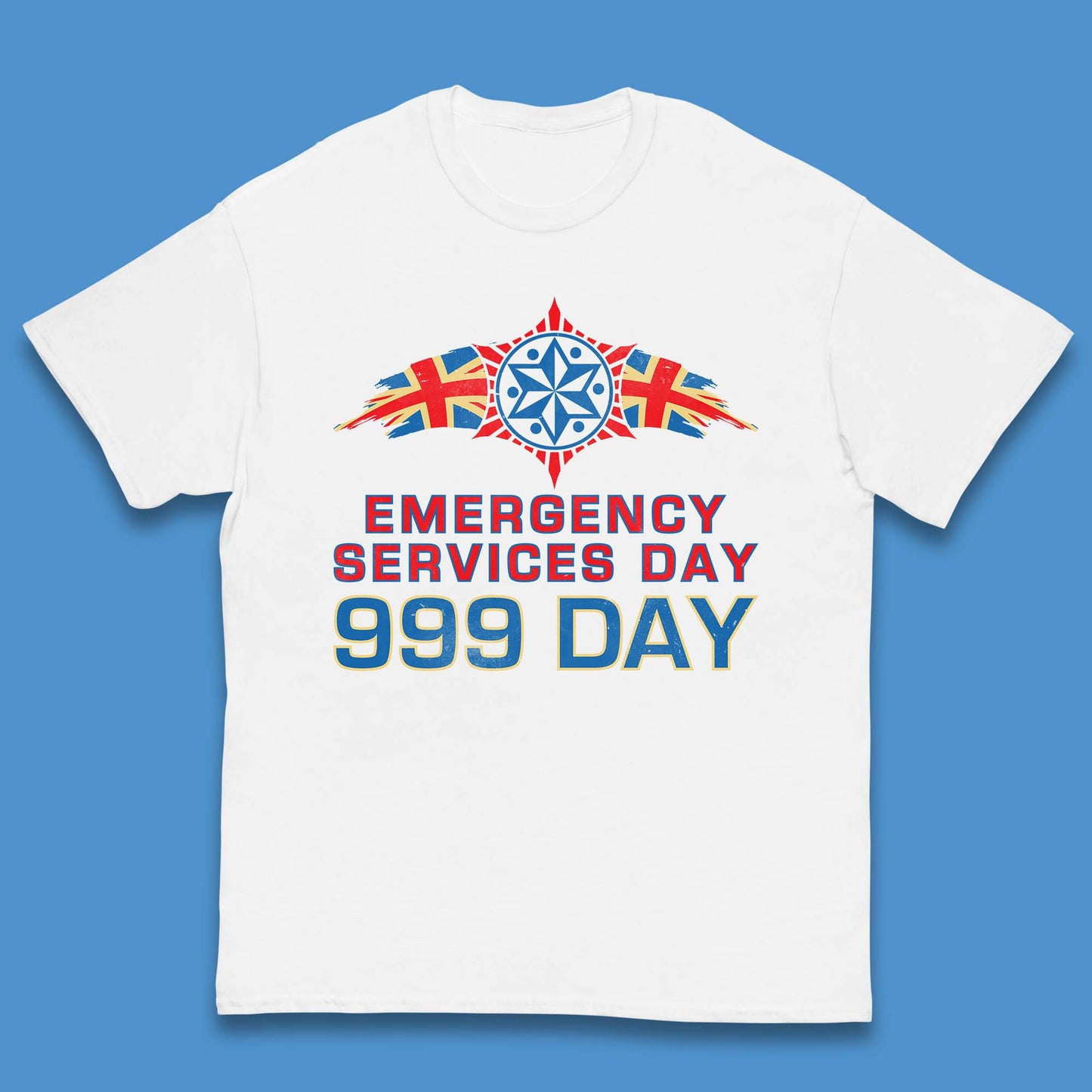 Emergency Services Day 999 Days United Kingdom Emergency Services First Responder Annual Holiday Kids T Shirt