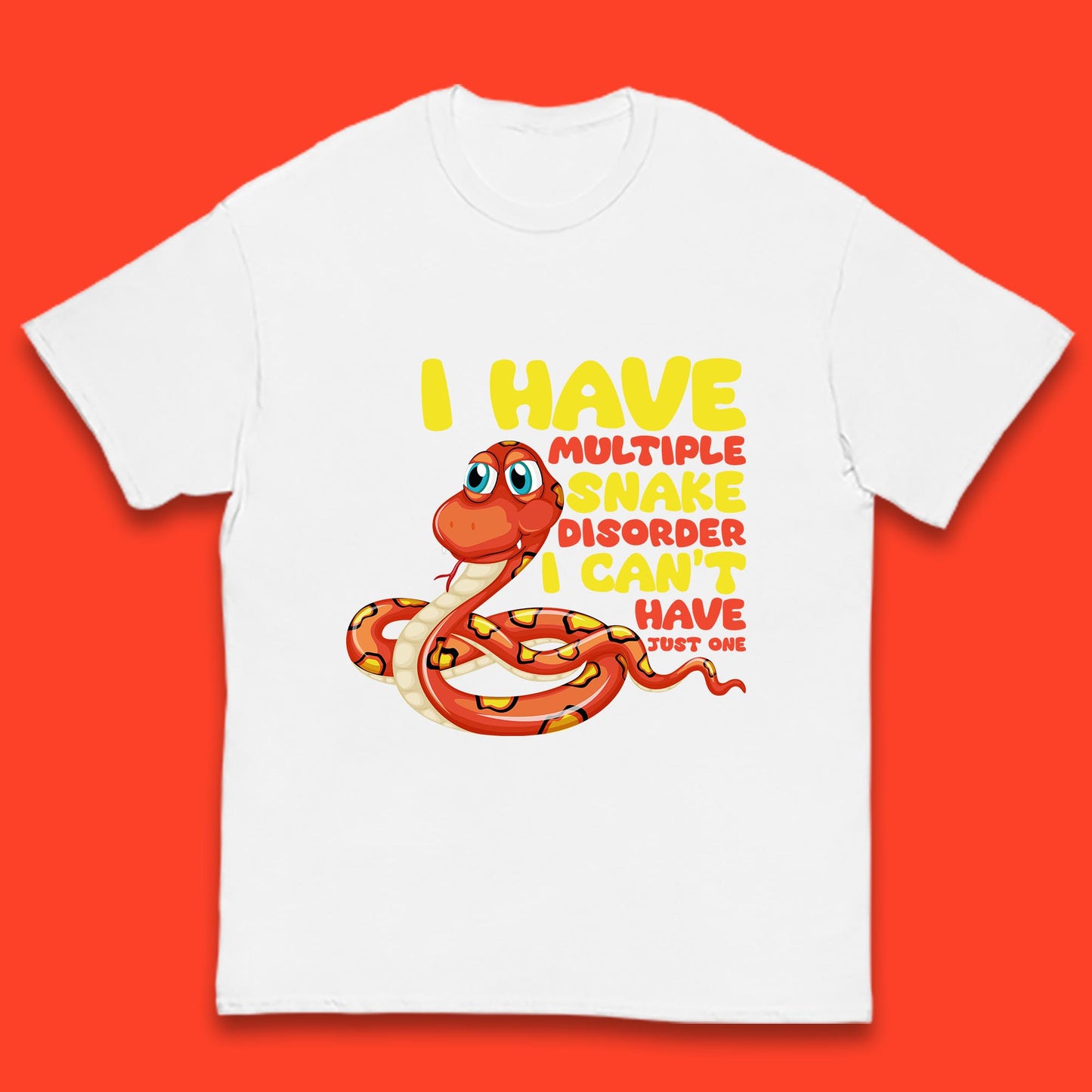 I Have Multiple Snake Disorder I Can't Have Just One Funny Snake Lover Kids T Shirt
