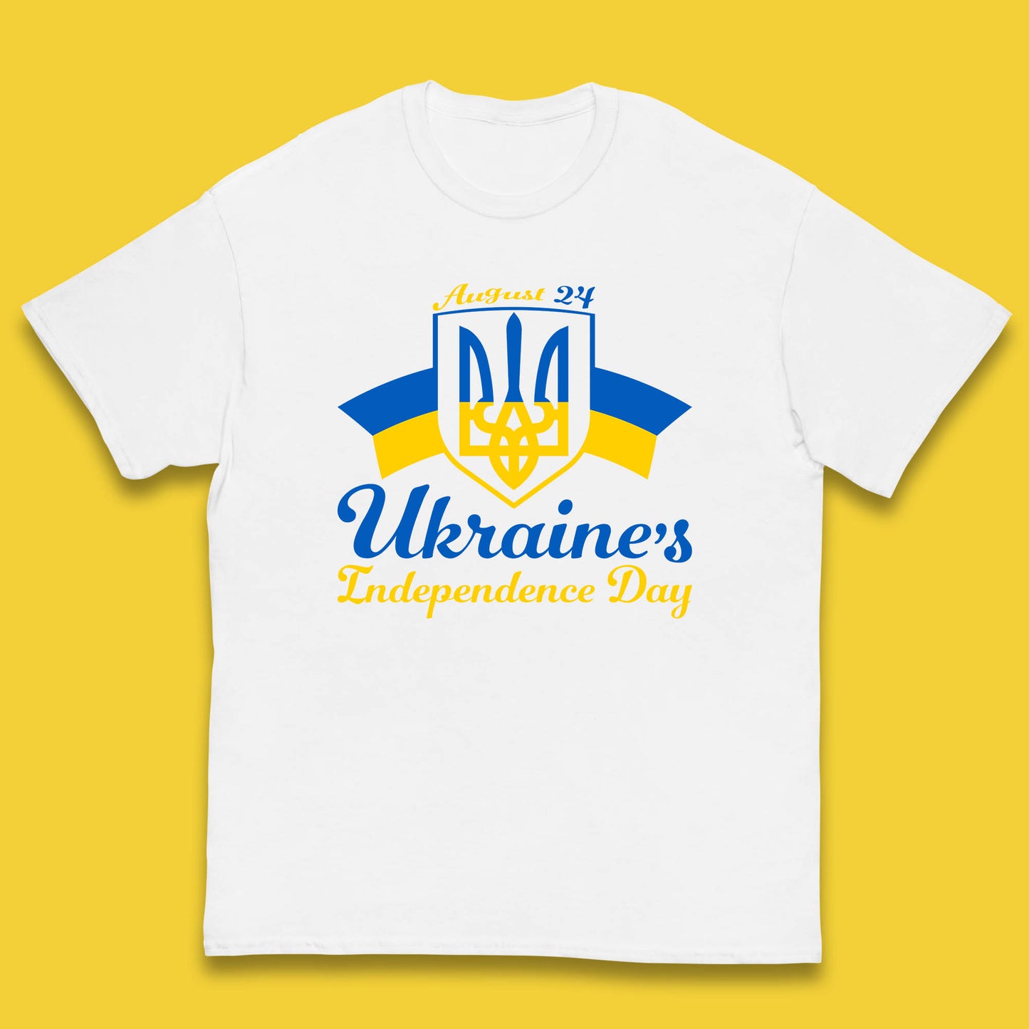 Ukraine's 24 August Ukraine Independence Day Proud Ukrainian Kids T Shirt