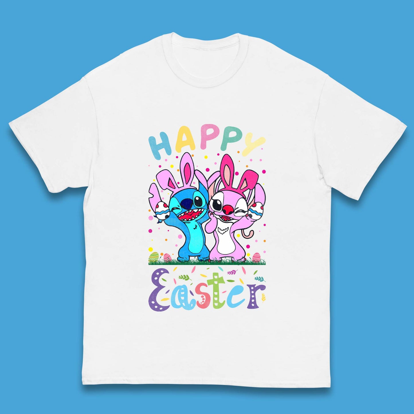 Happy Easter Stitch Kids T-Shirt