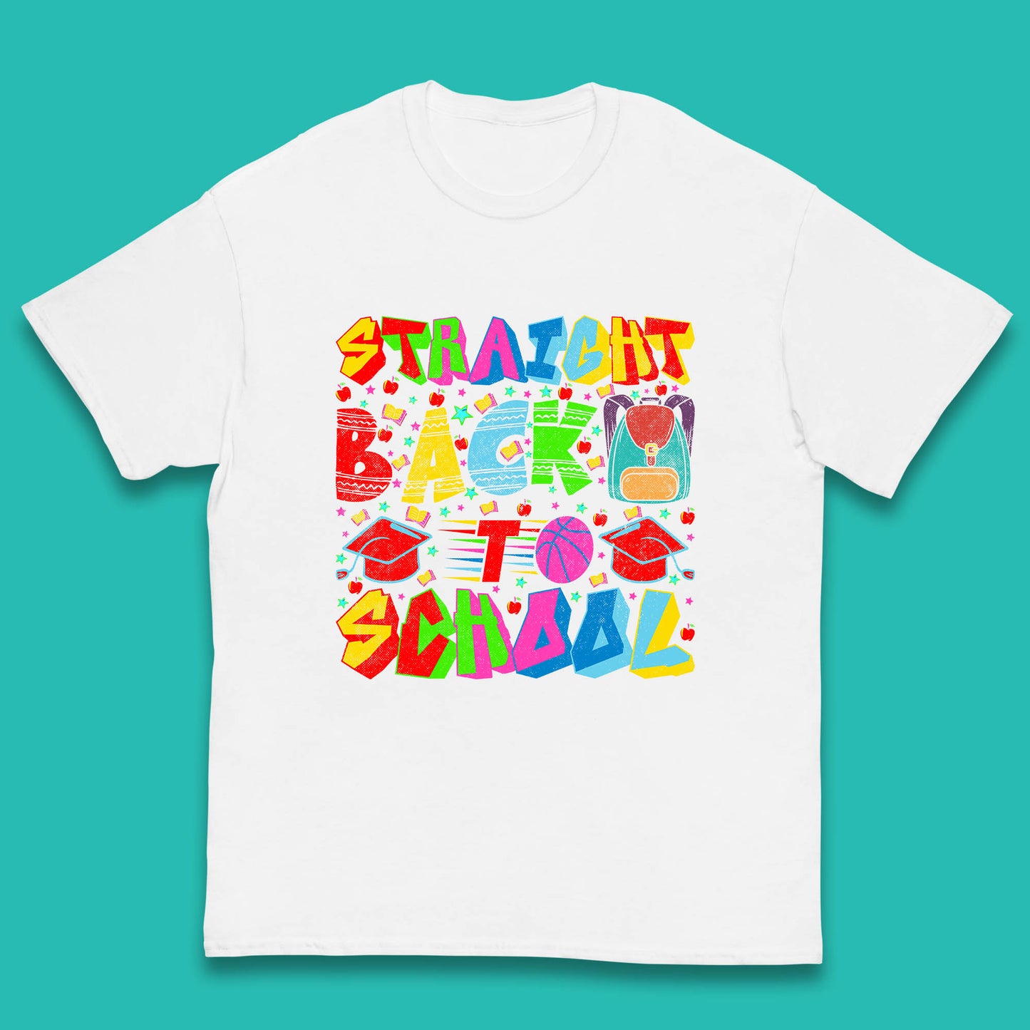 Straight Back To School Back To School First Day Of School Kids T Shirt