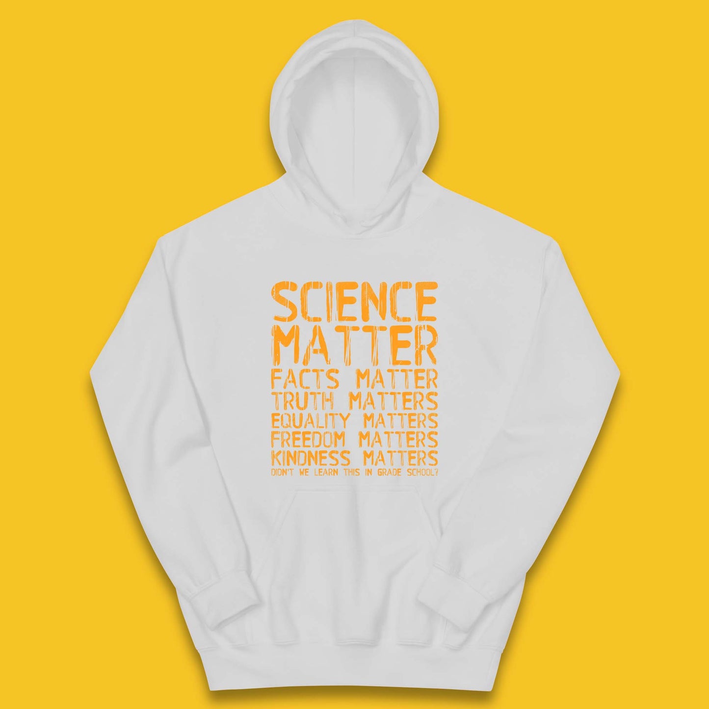 Science Matters Facts Matters Kids Hoodie