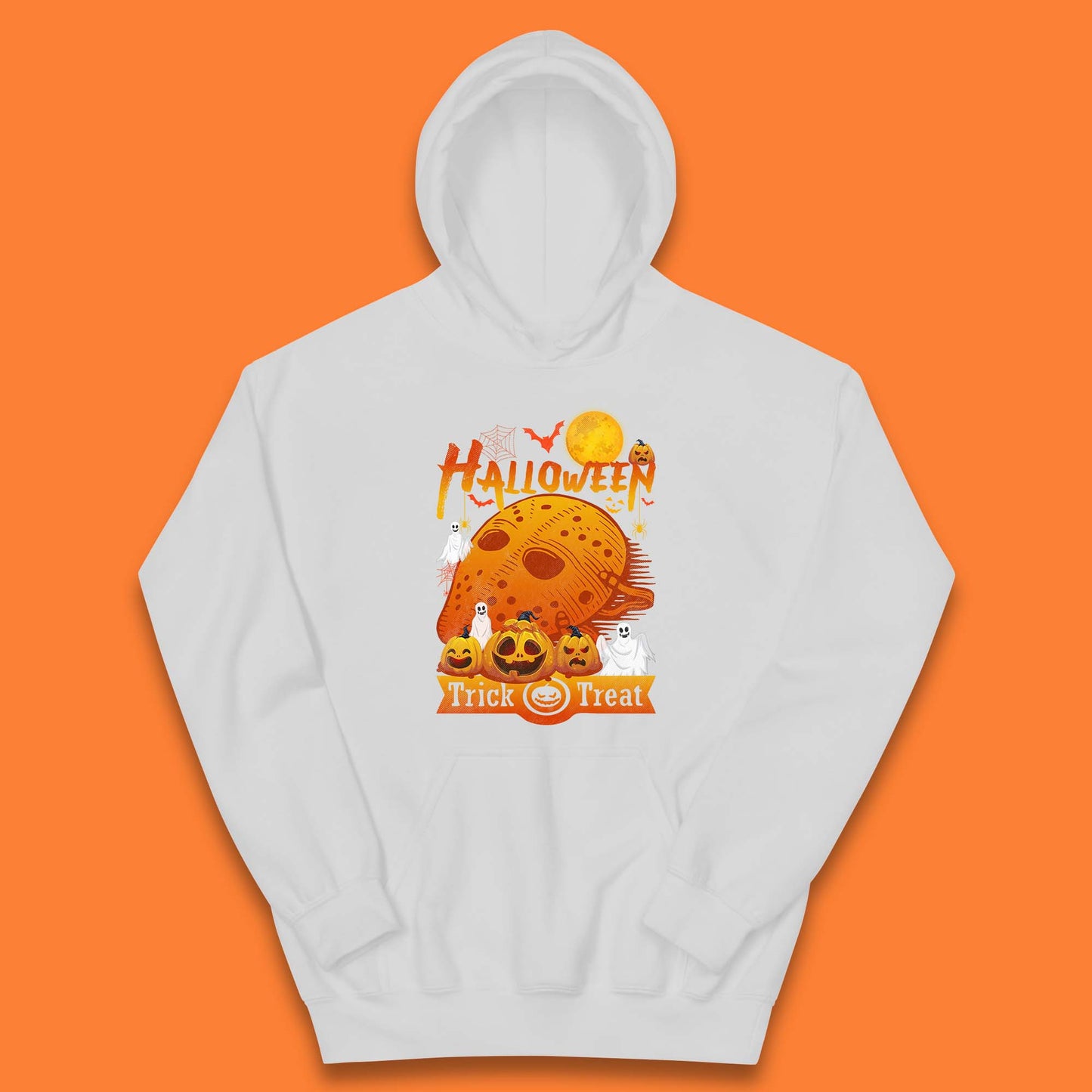 Happy Halloween Jason Voorhees Face Mask Halloween Friday The 13th Horror Movie Halloween Pumpkins Kids Hoodie