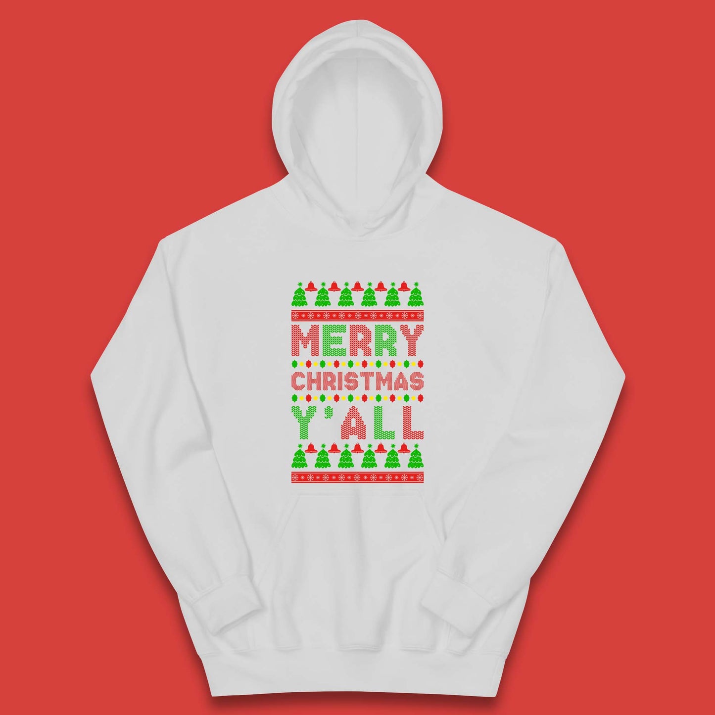 Merry Christmas Y'All Kids Hoodie
