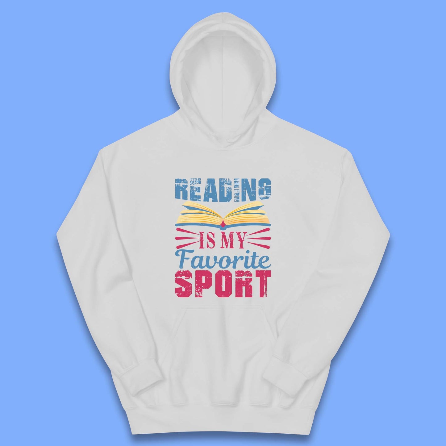 Reading Is My Favorite Sport Kids Hoodie