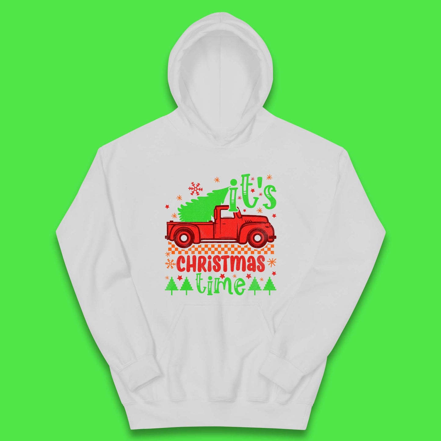 Christmas Truck Kids Hoodie