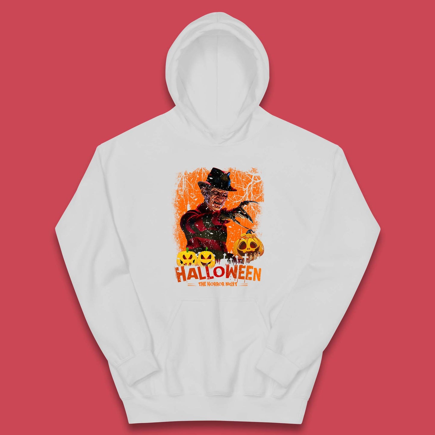Halloween The Horror Night Freddy Krueger Horror Movie Character Serial Killer Kids Hoodie