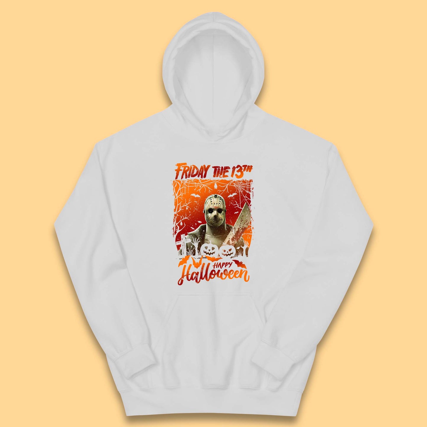 Friday The 13th Happy Halloween Jason Voorhees Halloween Horror Movie Character Kids Hoodie