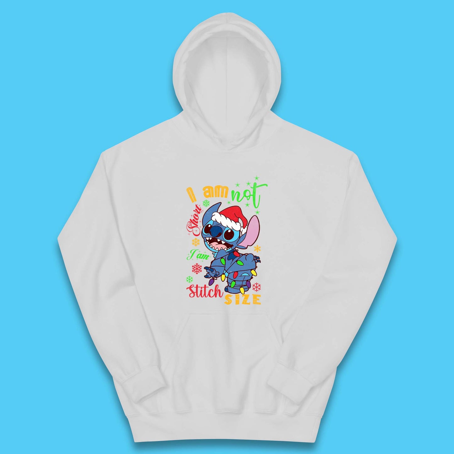 Stitch Size Christmas Kids Hoodie