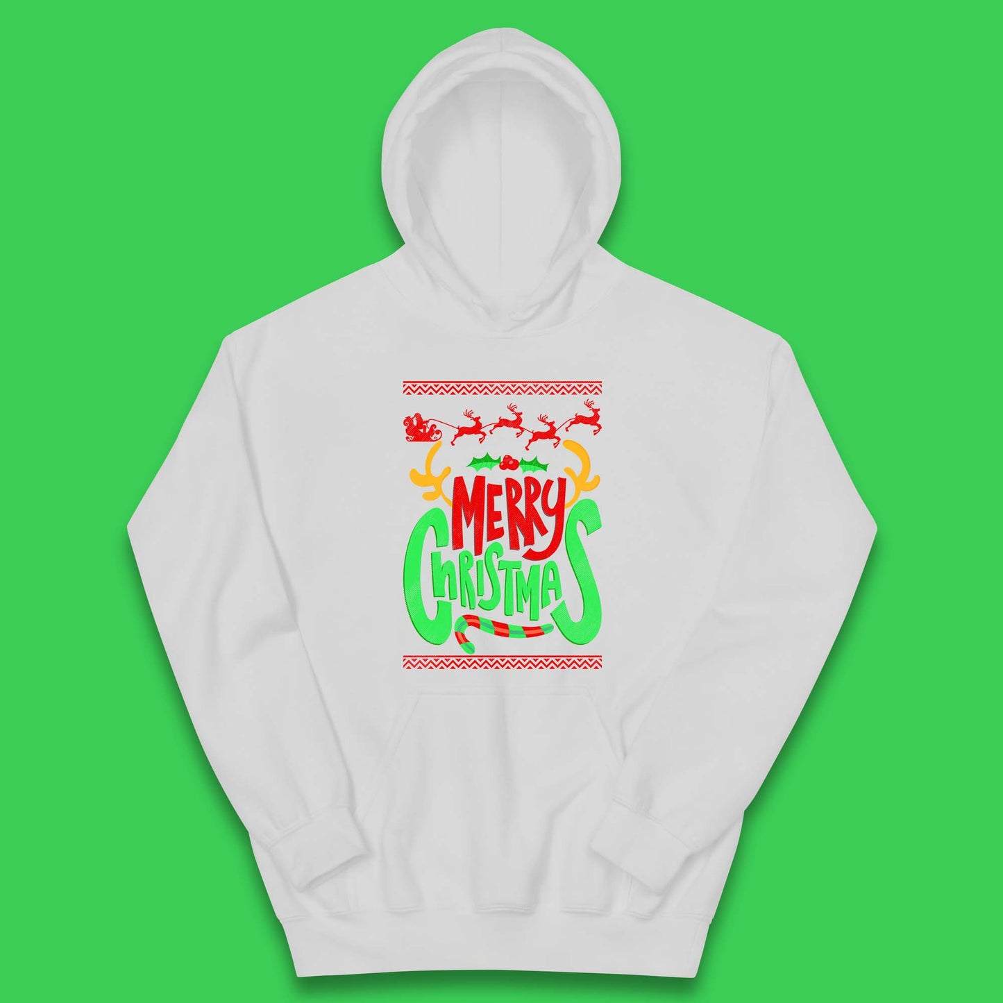 christmas reindeer antlers hoodie