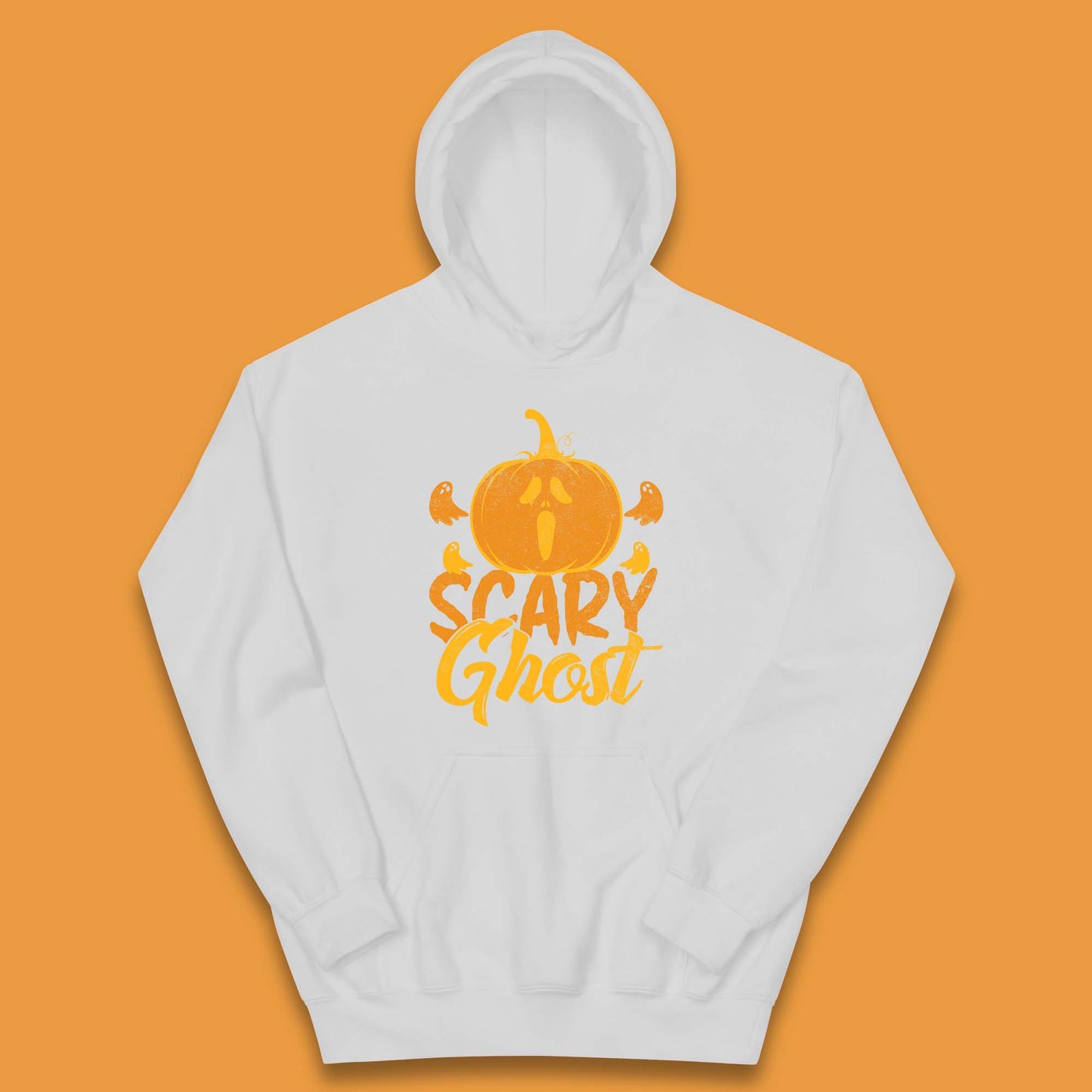Scary Ghost Halloween Scream Ghost Face Horror Scary Pumpkin Ghostface Kids Hoodie