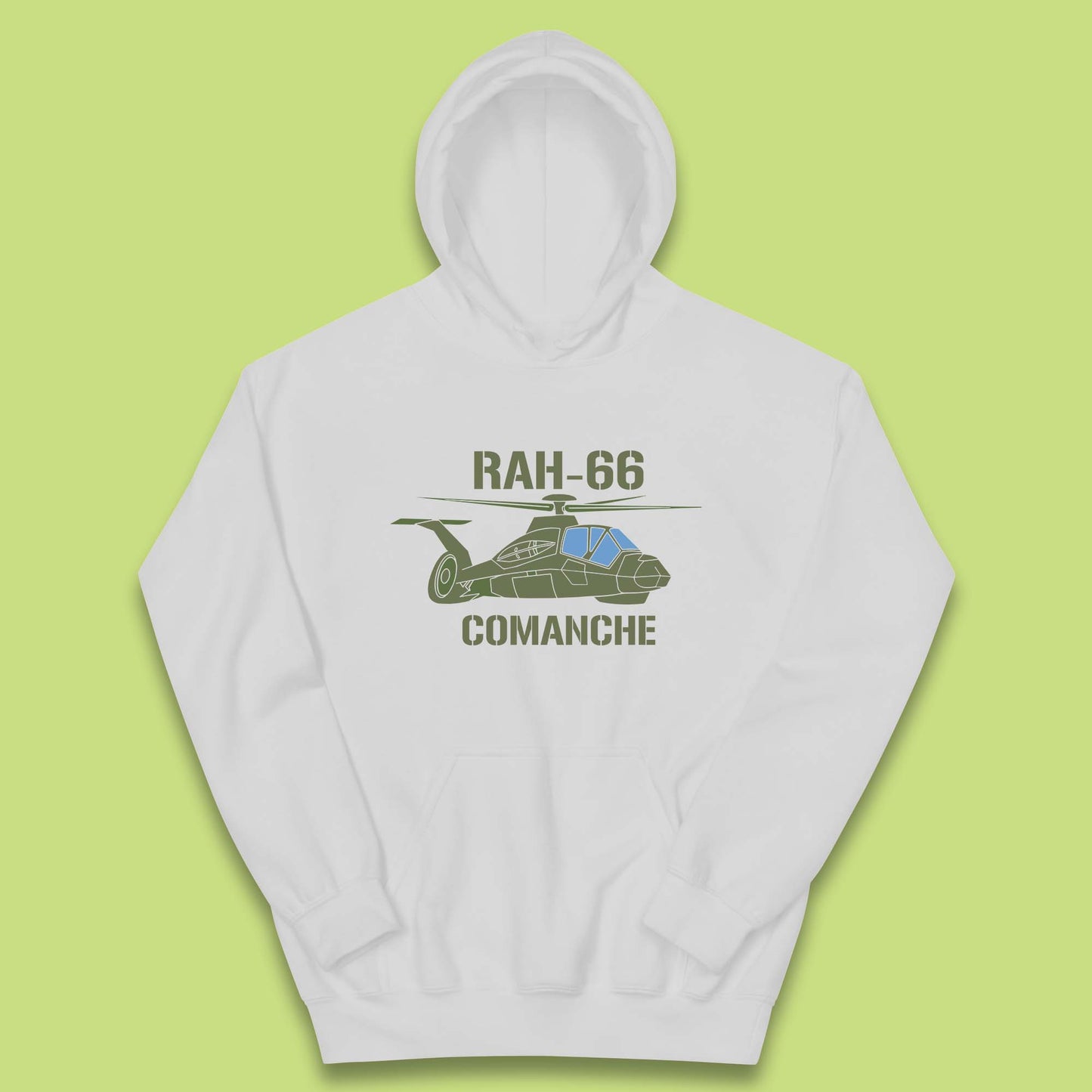 Boeing–Sikorsky RAH-66 Comanche US Army Gunship Attack Helicopter Kids Hoodie