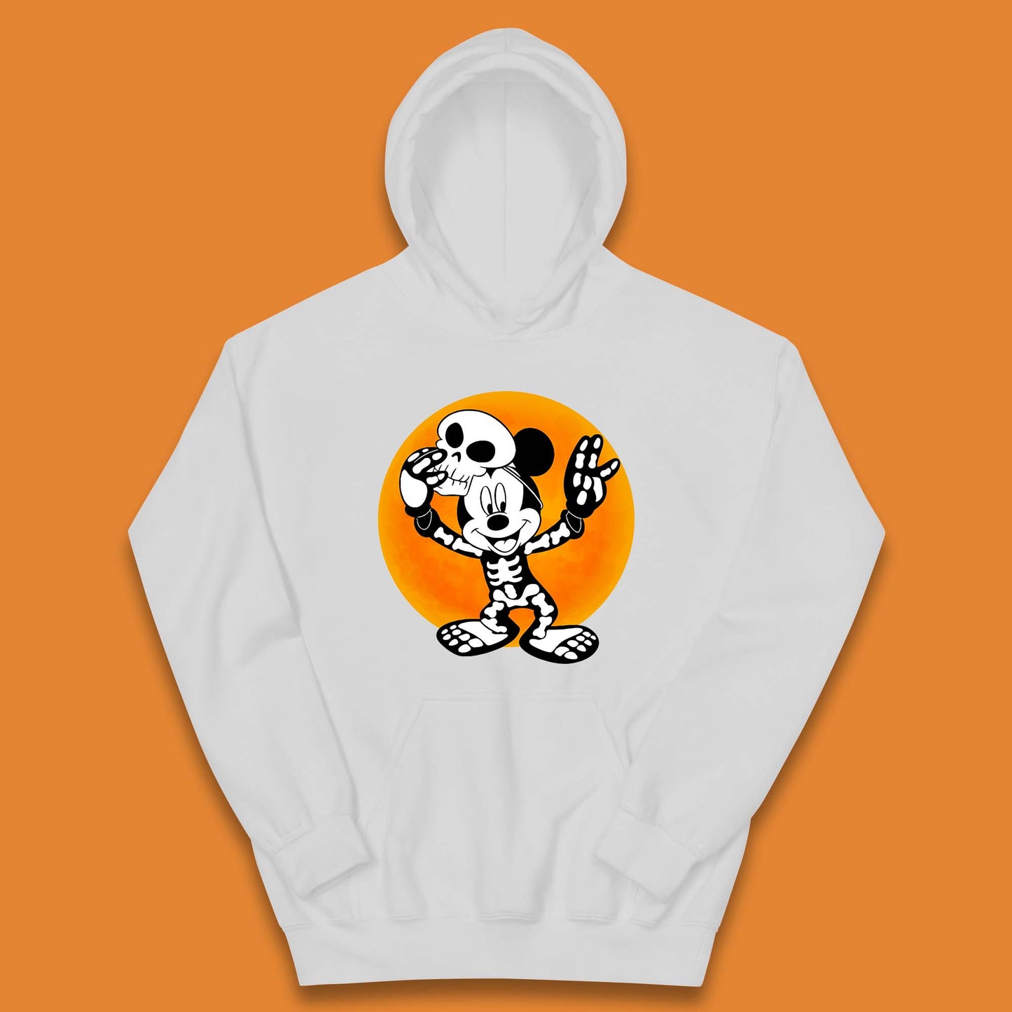 Disney Halloween Mickey Mouse Skelton Costume Disney World Horror Scary Disneyland Trip Kids Hoodie