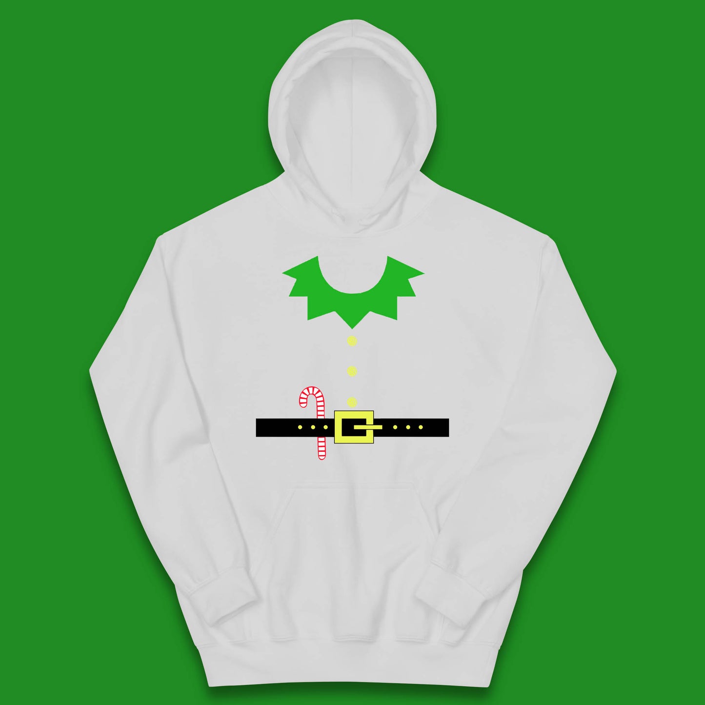 christmas elf costume christmas candy hoodie