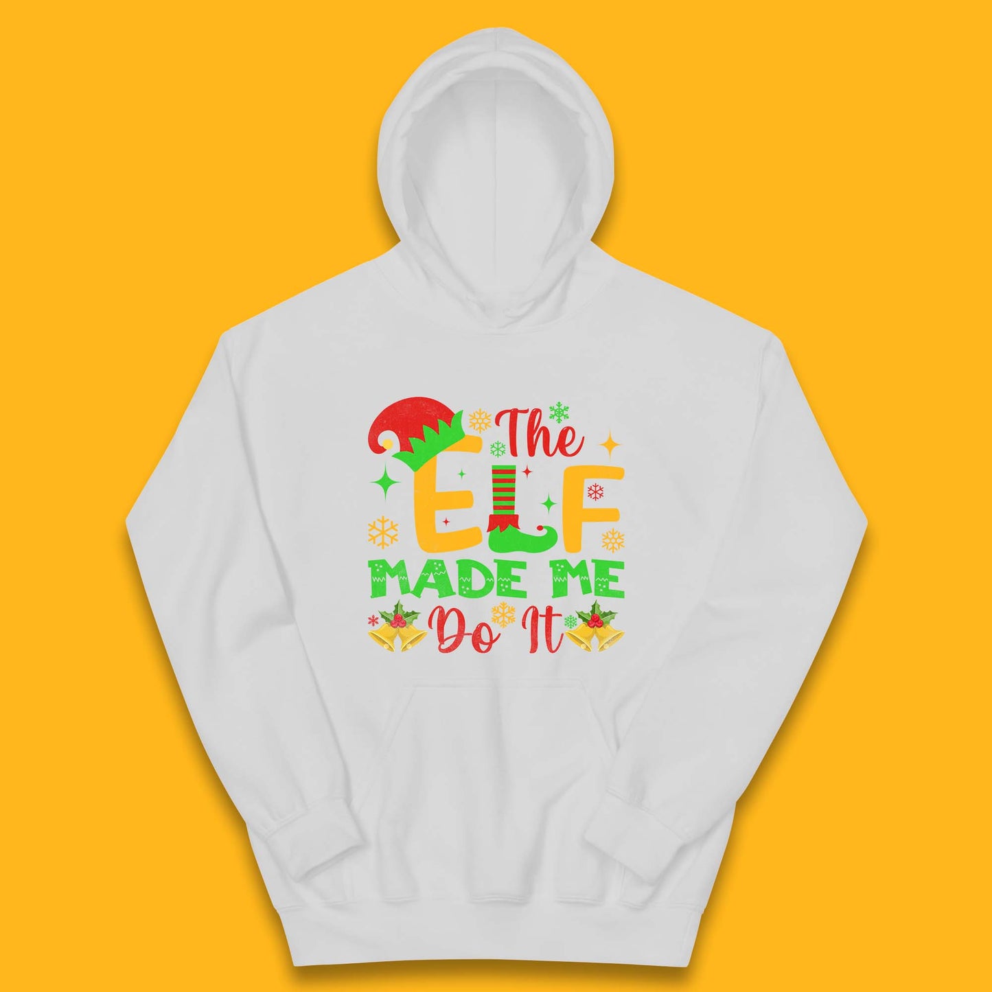 the elf made me do it christmas hoodie