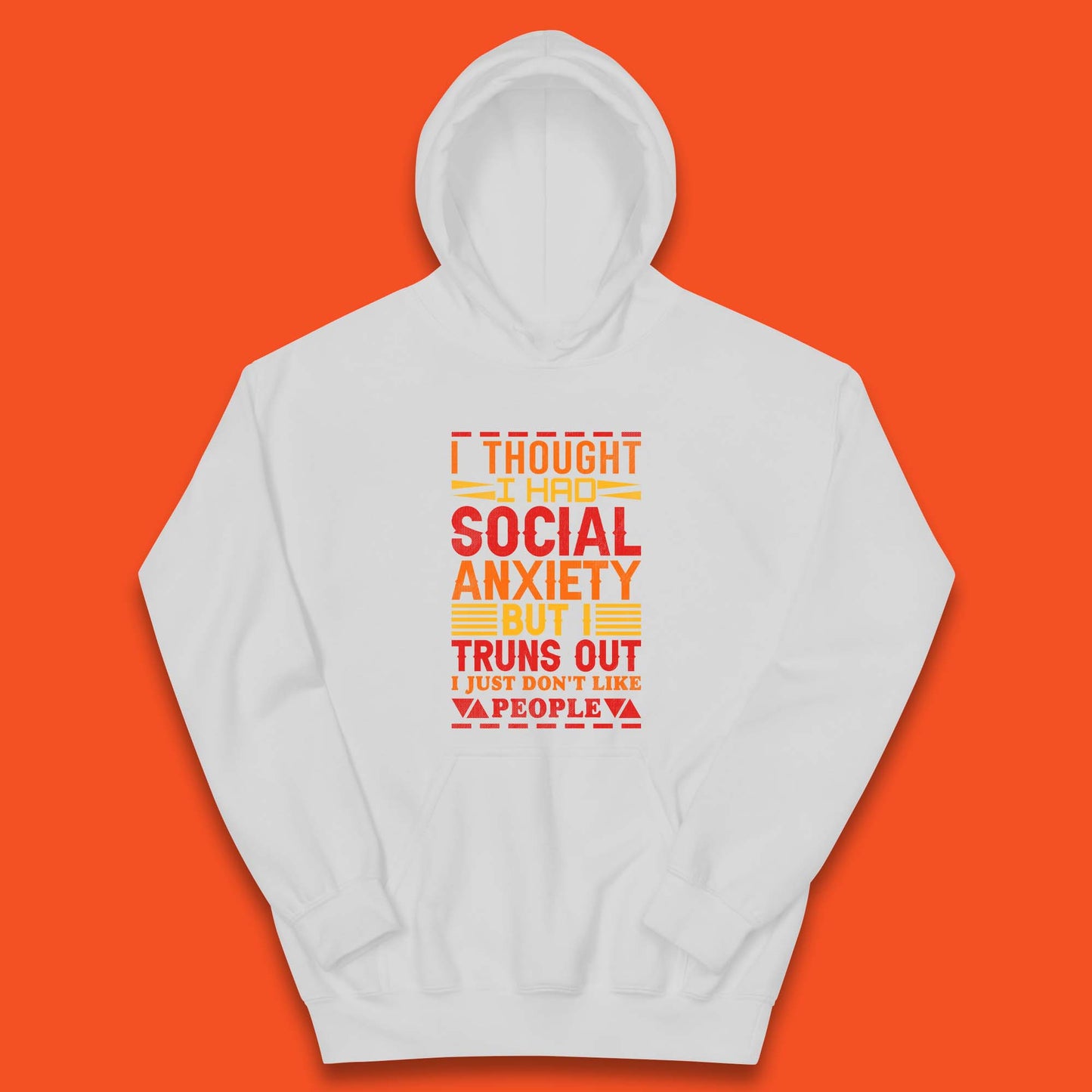 Social Anxiety Kids Hoodie