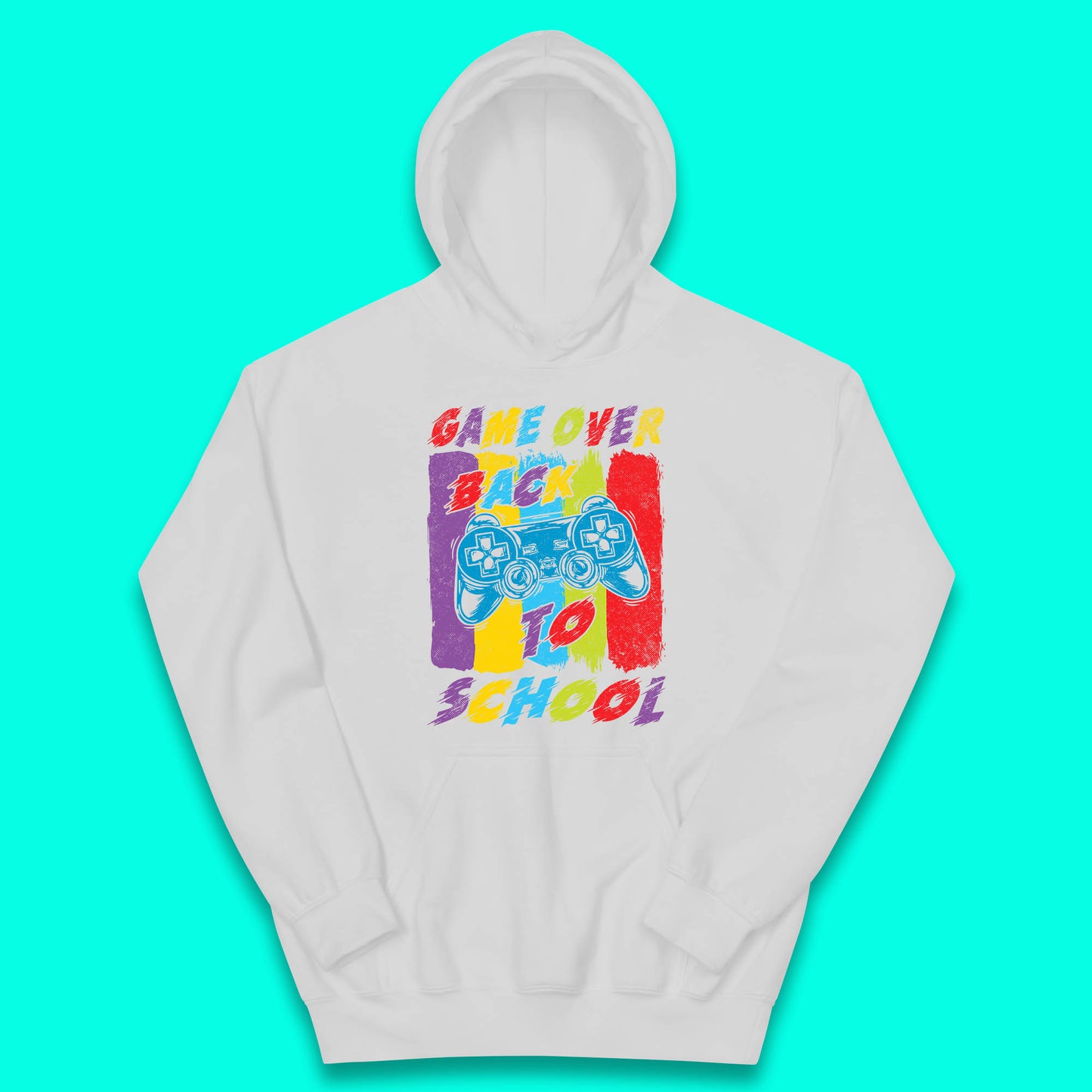 Game Over Return to the Halls of Learning Back To School Kids Study Gift Kids Hoodie