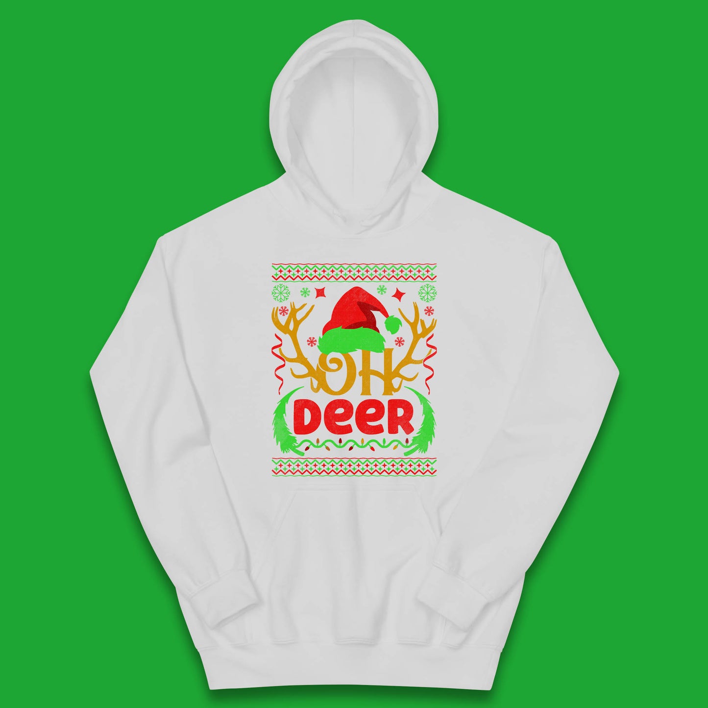 deer antlers christmas hoodie