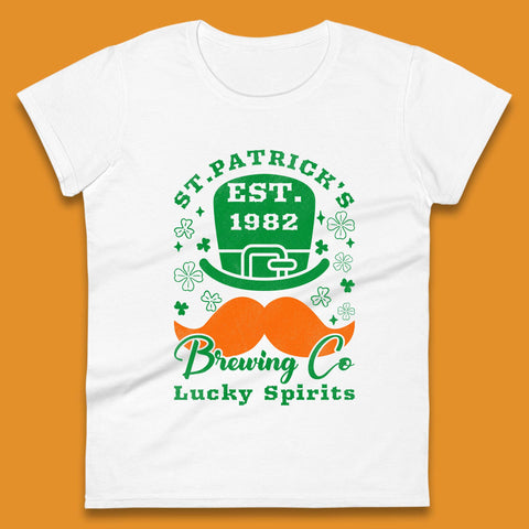 St. Patrick's EST 1982 Brewing Co Womens T-Shirt