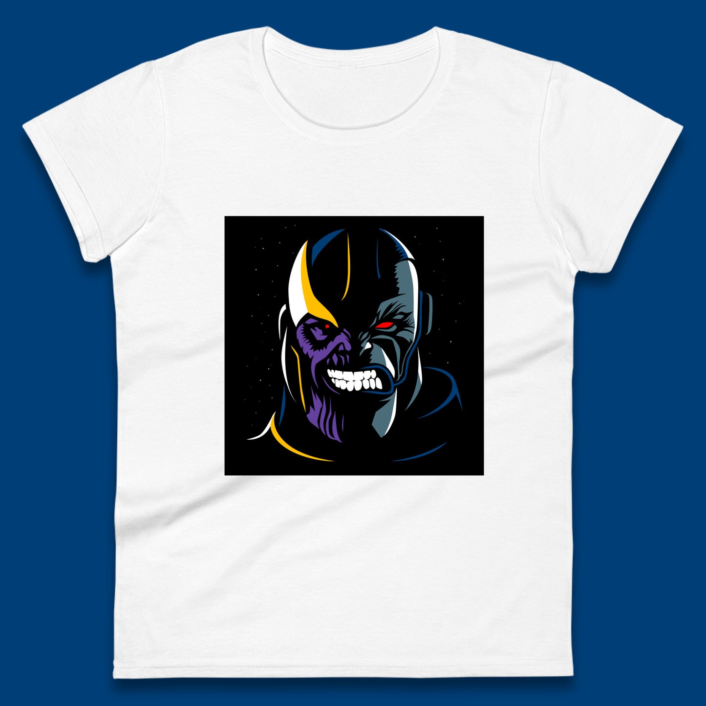 Thanos Comic Book Supervillain Fictional Characters Avengers Endgame Marvel Villian Womens Tee Top