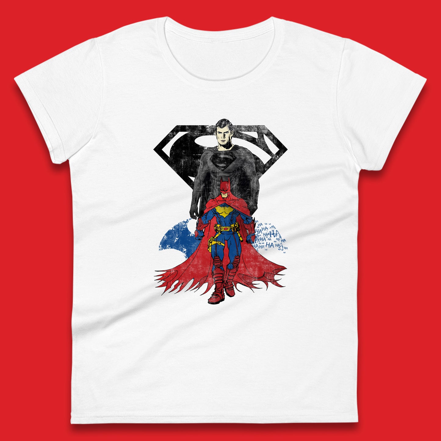 Batman And Superman Future State Dark Detective Superhero Comic Book Characters DC Comics Womens Tee Top