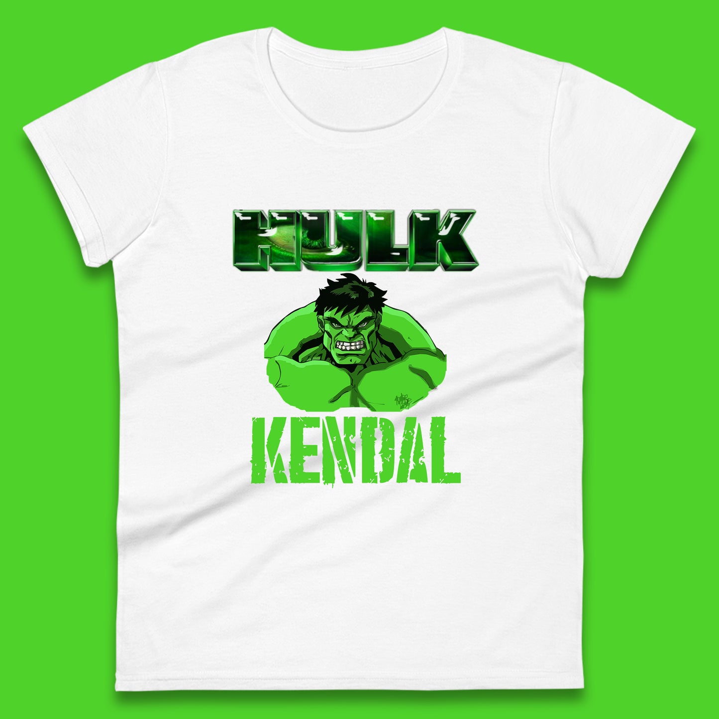 Personalised Hulk Your Name Marvel’s The Incredible Hulk Marvel Avengers Hulk Giant Man Angry Hulk Superhero Womens Tee Top