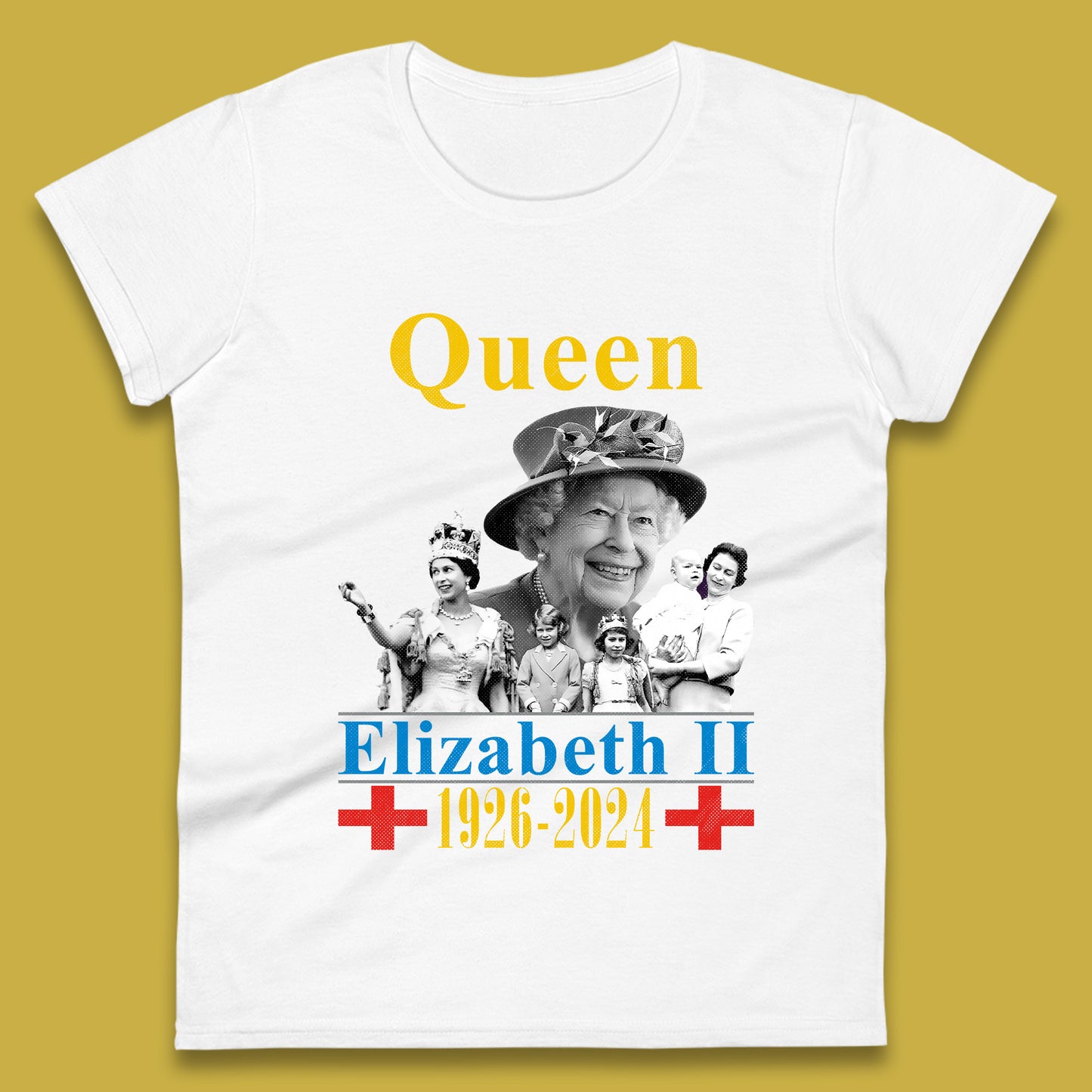 Queen Elizabeth II Womens T-Shirt