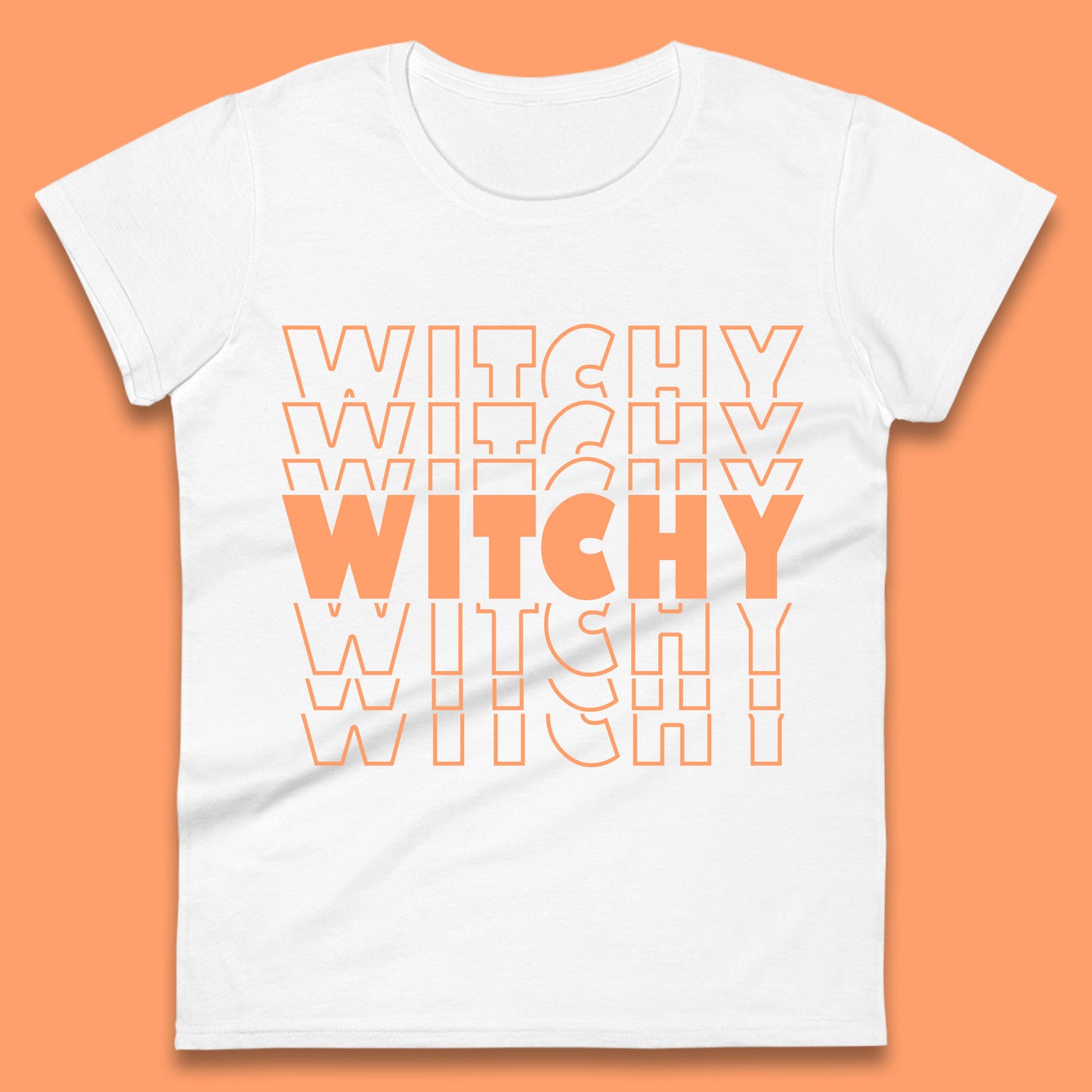 Witchy Halloween Witches Spooky Witch Vibes Witchy Aesthetic Halloween Party Womens Tee Top