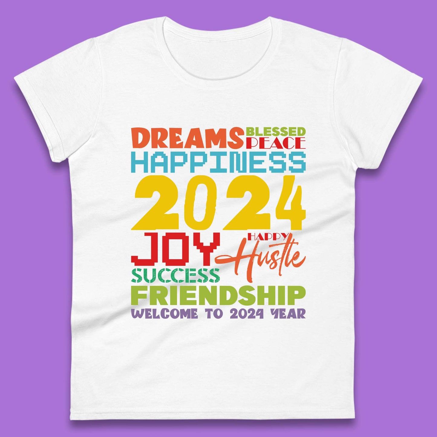 Welcome To 2024 Year Womens T-Shirt