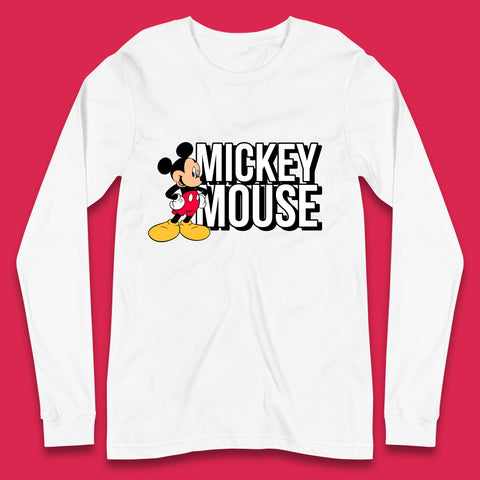 Disney Mickey Mouse Cartoon Character Disneyland Walt Disney Vacation Trip Disney World Long Sleeve T Shirt