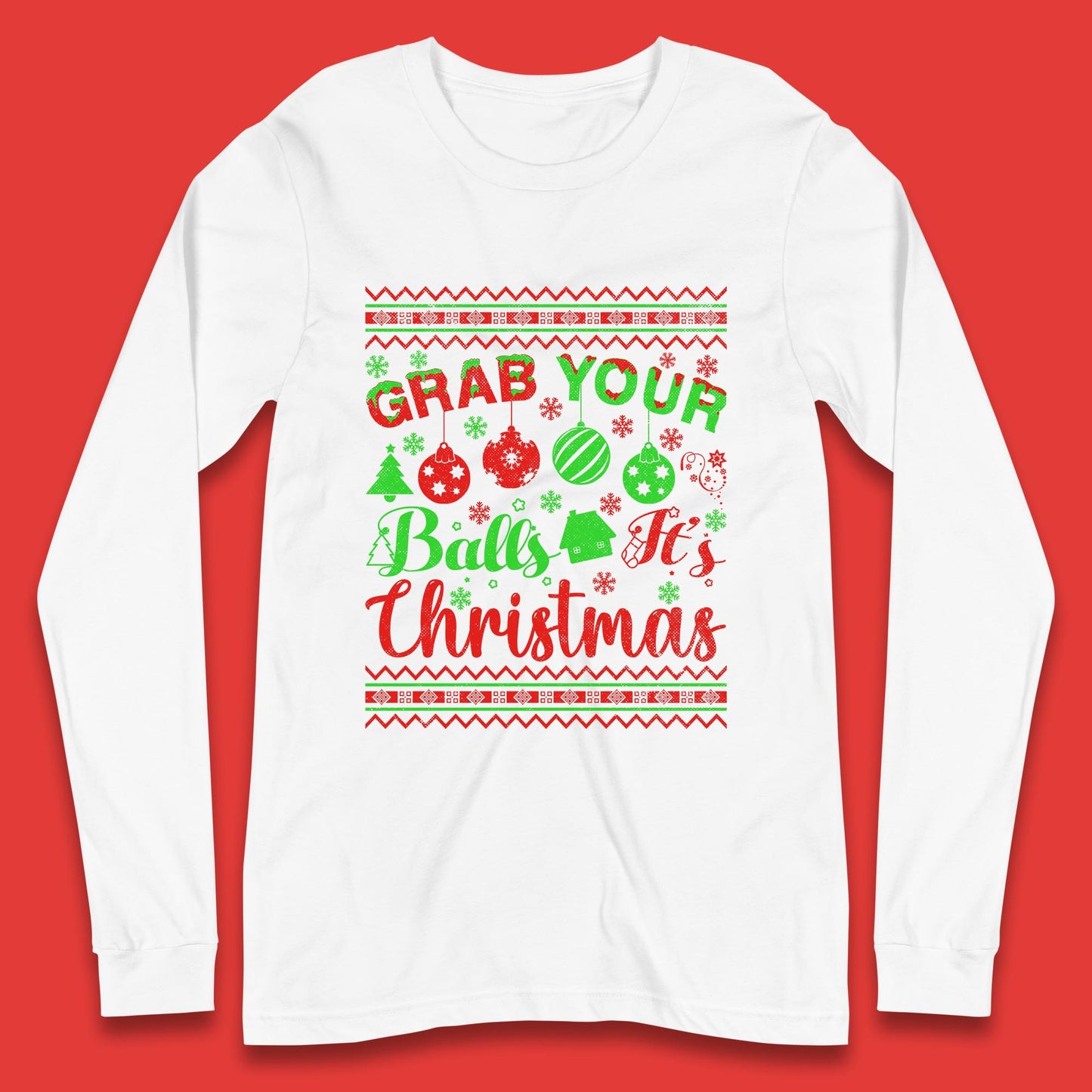 christmas ornament long sleeve t shirt