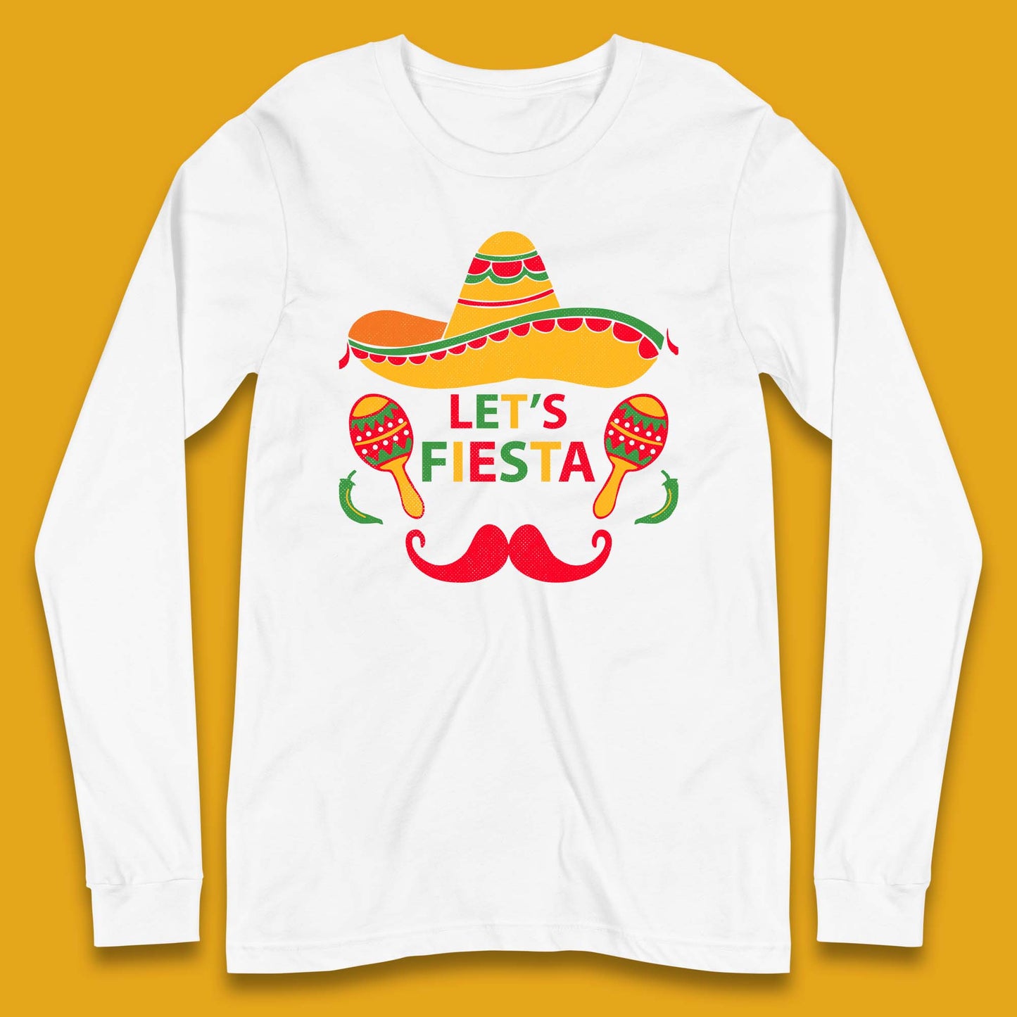 Let's Fiesta Cinco De Mayo Long Sleeve T-Shirt