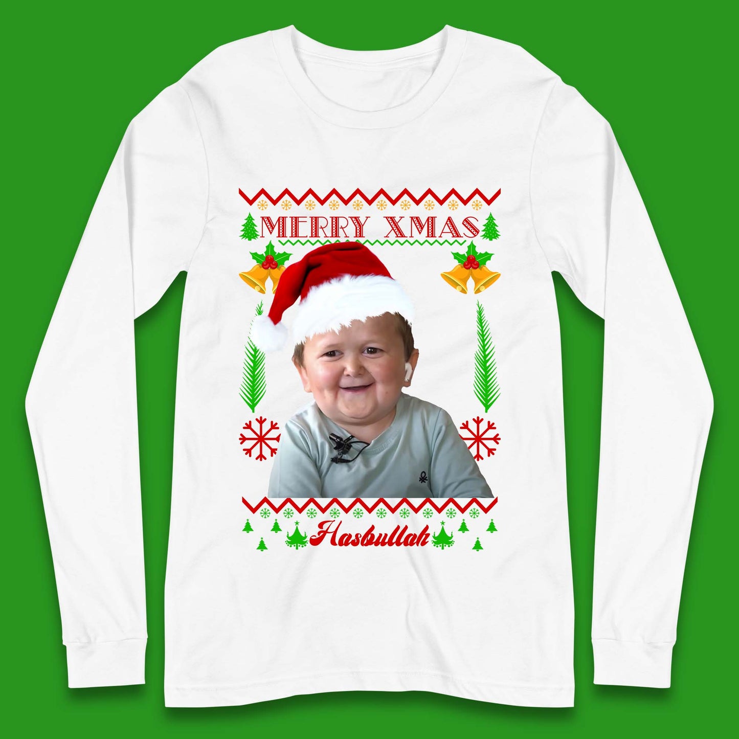 Merry Xmas Hasbullah Christmas Long Sleeve T-Shirt
