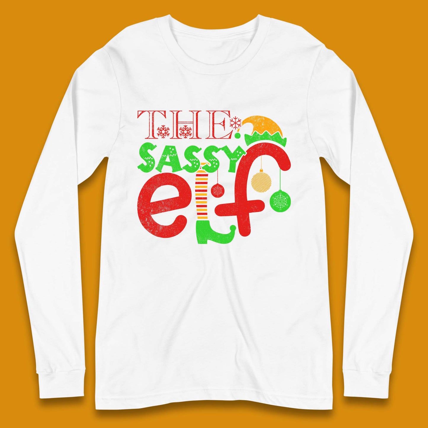 The Sassy Elf Christmas Long Sleeve T-Shirt