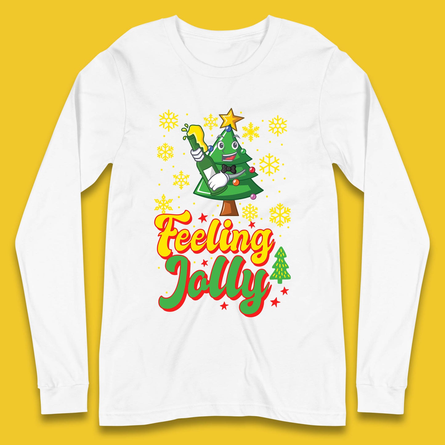 feeling jolly christmas beer long sleeve t shirt