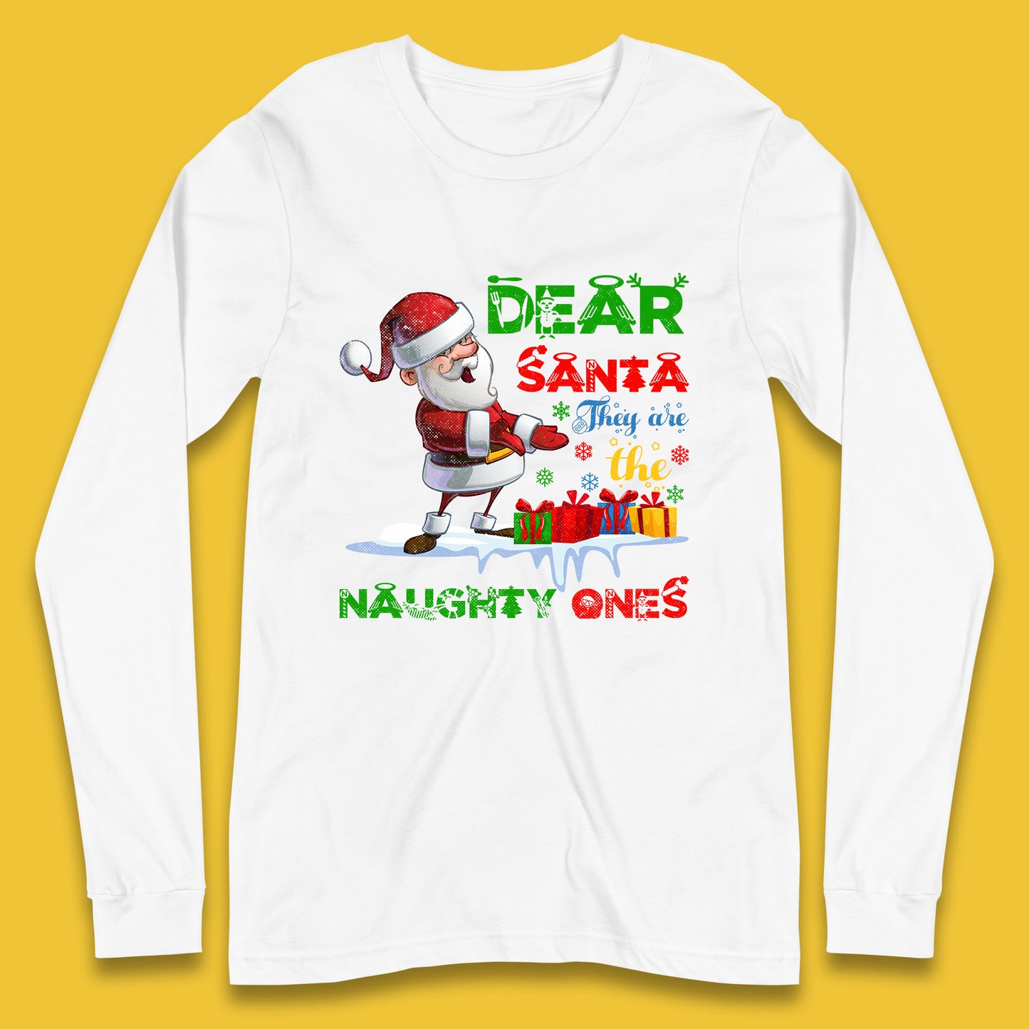 dear santa long sleeve t shirt