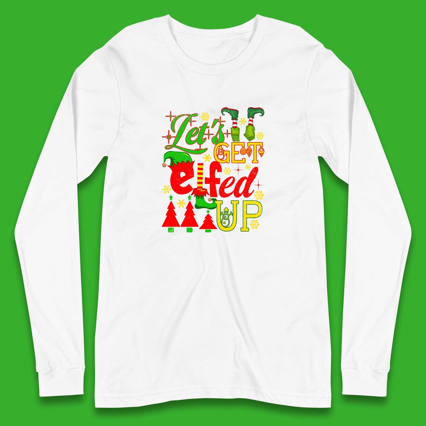 elf christmas long sleeve t shirt