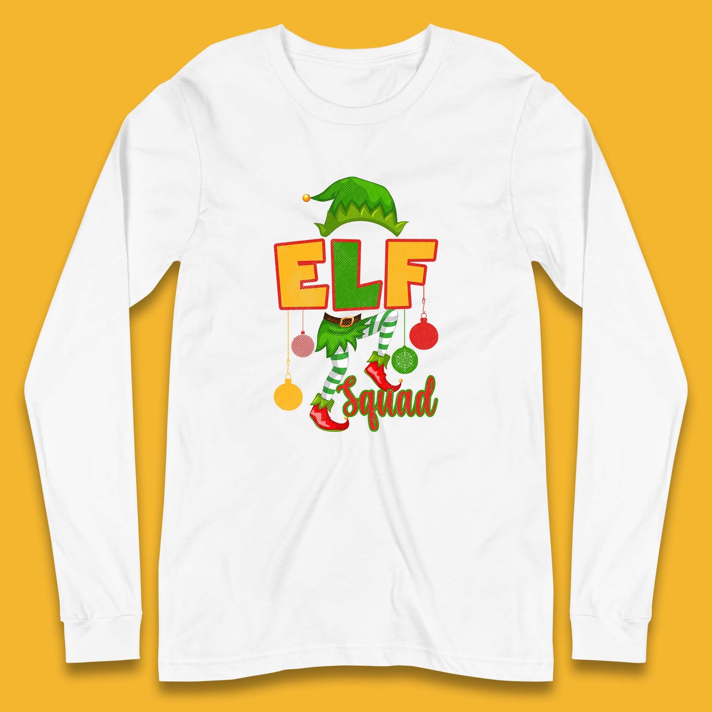 elf squad christmas long sleeve t shirt