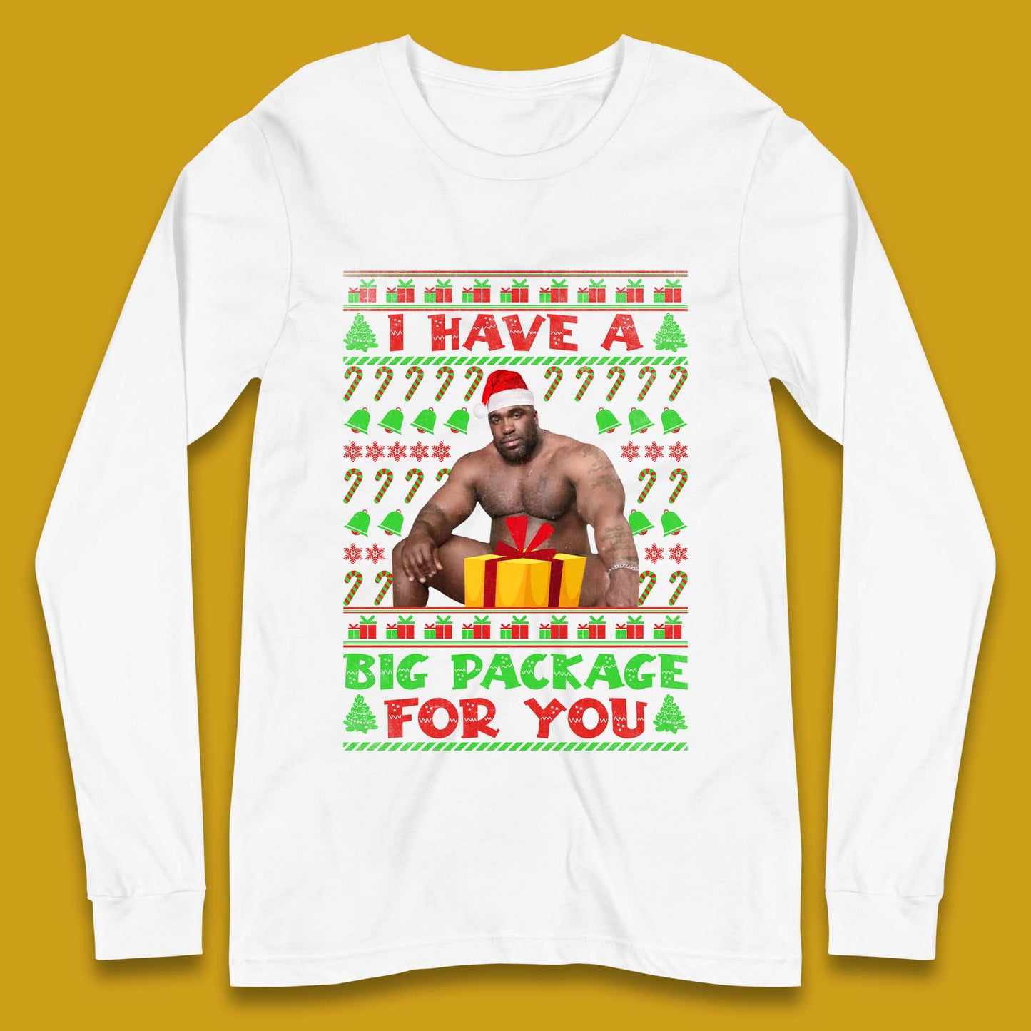 Big Package Ugly Christmas Long Sleeve T-Shirt