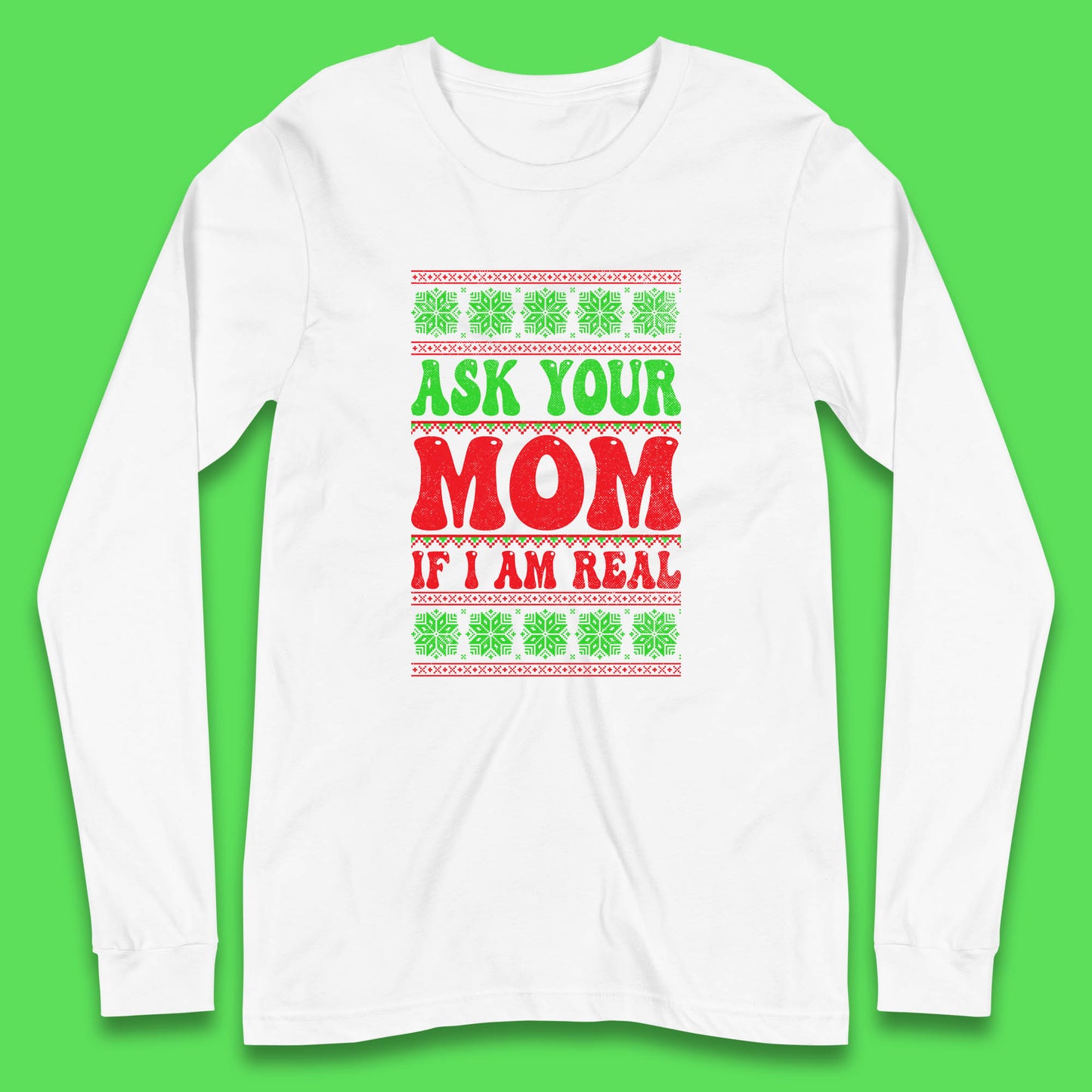 christmas santa festive long sleeve t shirt