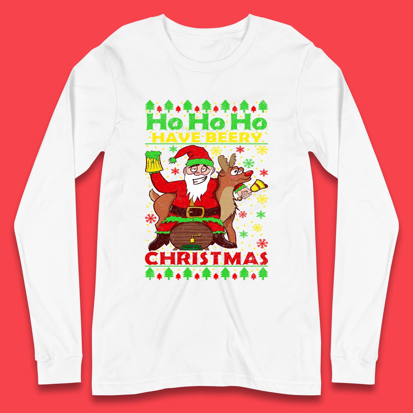 beery christmas long sleeve t shirt